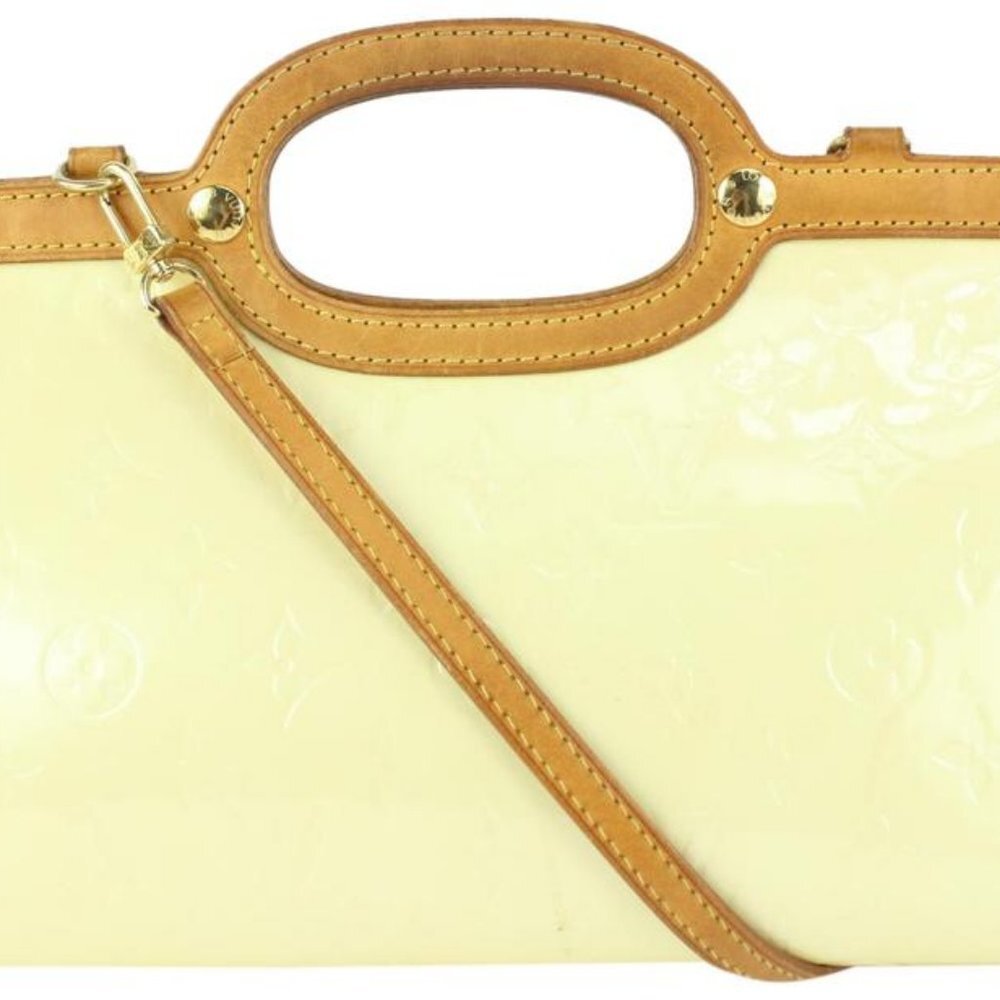 Louis Vuitton Perle Monogram Vernis Roxbury Drive 2way Bag 927lv43